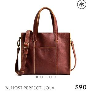 Portland leather almost perfect brown Lola bag!